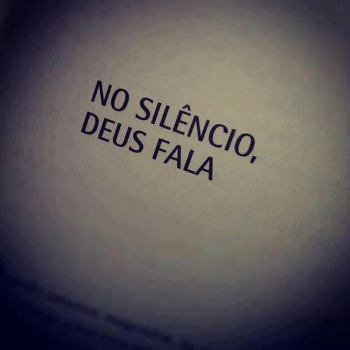 No silêncio
