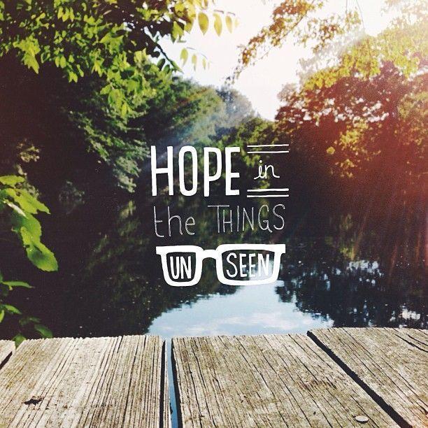Hope in the things