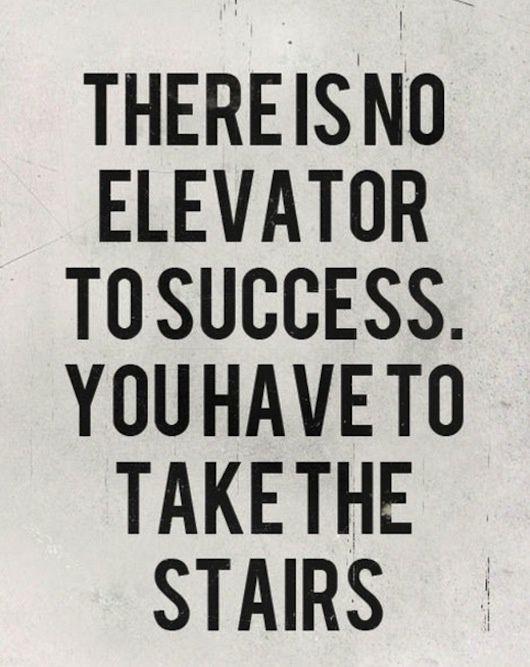 There is no elevator to