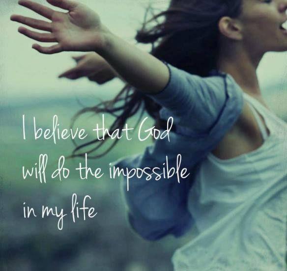 I believe that God