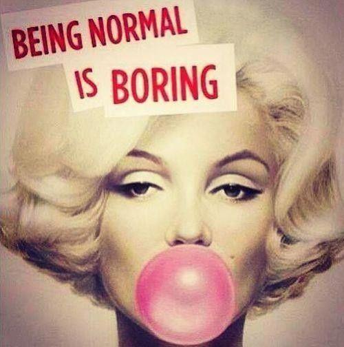Being normal is