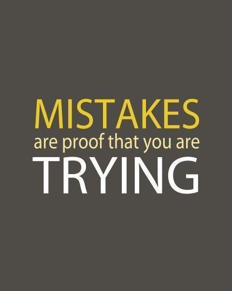 Mistakes are proof