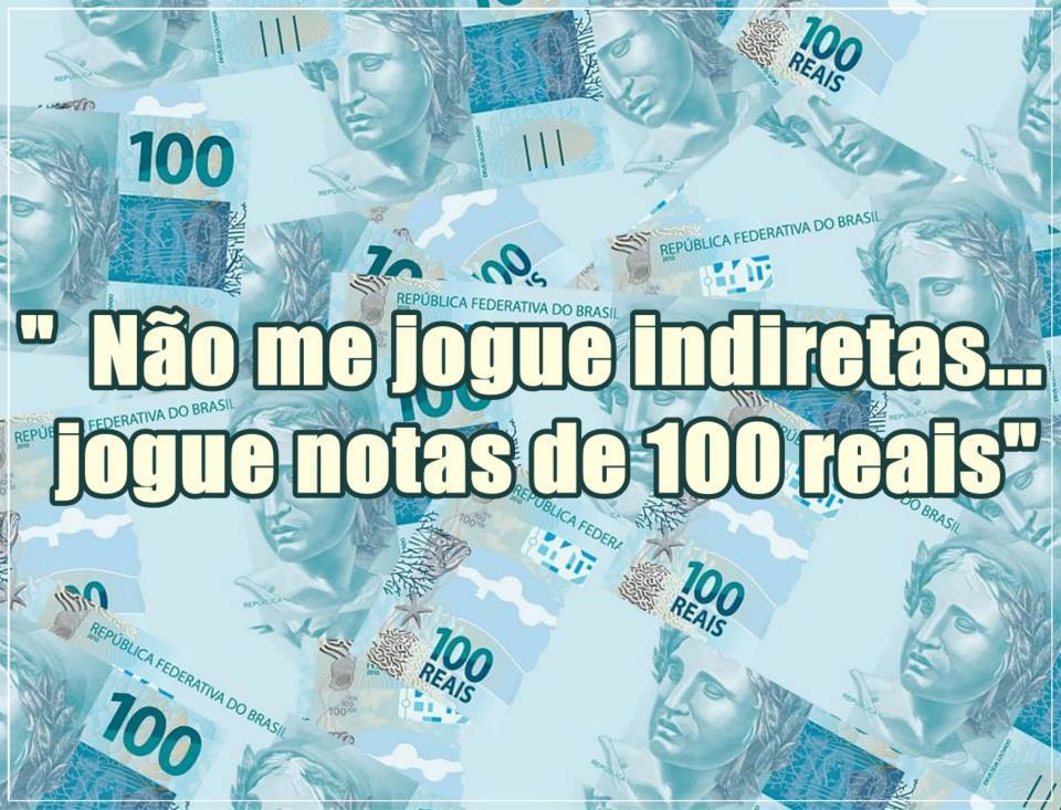 Jogue notas de 100 reais