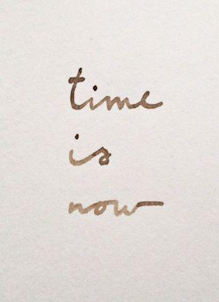 Time is