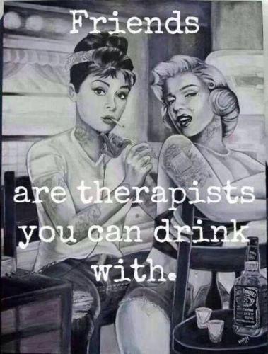 Friends are therapists