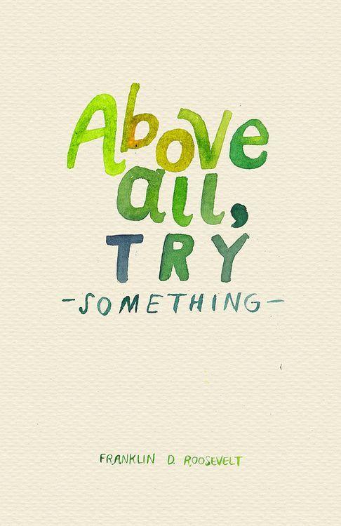 Try something