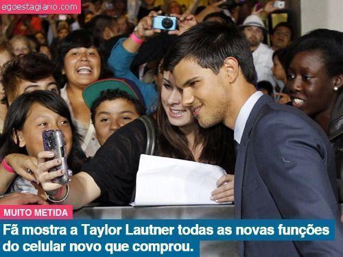 Fã mostra a Taylor Lautner