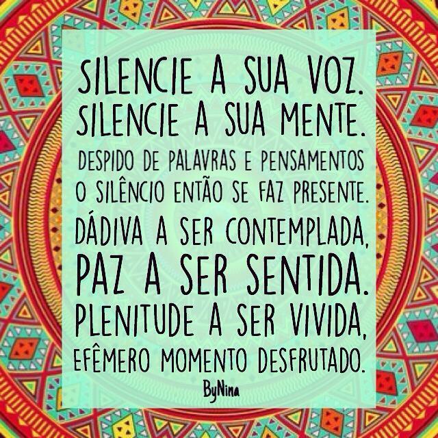Silencie a sua voz